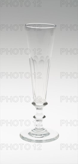 Flute, c. 1850, England, Glass, 19.1 cm (7 1/2 in.)