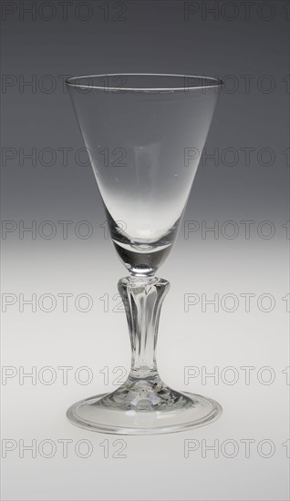 Wine Glass, c. 1720, England, Glass, 18.26 cm (7 3/16 in.)