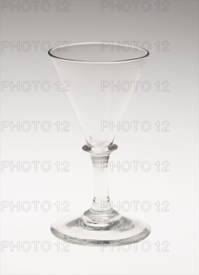 Wine Glass, c. 1720, England, Glass, 13.9 cm (5 1/2 in.)