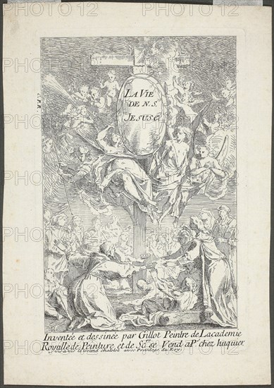 The Life of our Lord Jesus Christ, 1720/32, Gabriel Huquier (French, 1695-1772), after Claude Gillot (French, 1673-1722), France, Etching on cream laid paper, 200 × 130 mm (image), 232 × 165 mm (sheet), 322 × 205 mm (sheet)