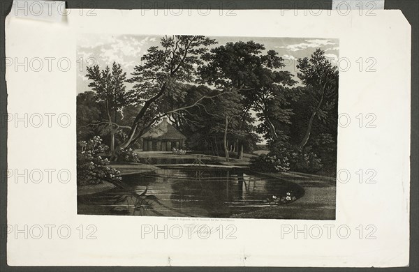 Solitude, 1843, William James Bennett, American, born England, 1787-1844, United States, Aquatint on ivory laid paper, 124 x 180 mm (image), 177 x 277 mm (sheet)