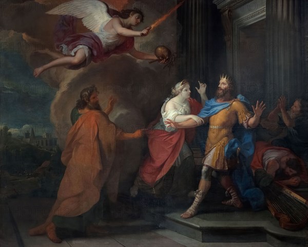 The Plague in the Reign of David, 1675/1700, Guy-Louis Vernansal, French, 1648–1729, Oil on canvas, 257.5 × 323.2 cm  (101 3/8 × 127 1/4 in.)
