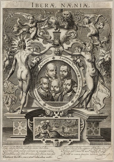 Allegory on the Futility of Peace Talks with Spain, 1608, Unknown Artist, Dutch, 17th century, Holland, Engraving in black on cream laid paper, 303 x 213 mm (image/sheet, trimmed within plate mark)
