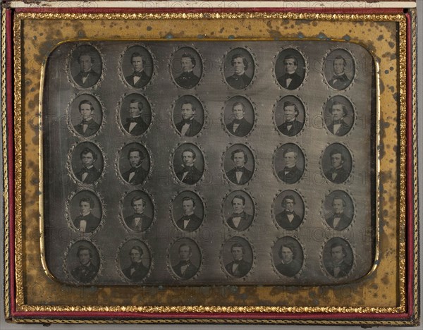Untitled, c. 1852, American, 19th century, United States, Daguerreotype, 13.5 x 18.5 cm (image), 17.9 x 23.0 cm (case)
