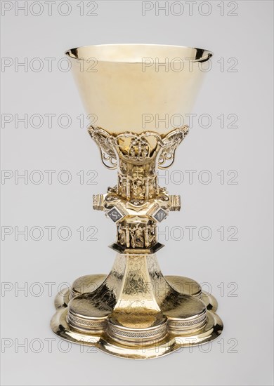 Chalice, 1500/20, German, possibly Saxony, Germany, Silver gilt and enamel, Height 24.5 cm (9 11/16 in.)