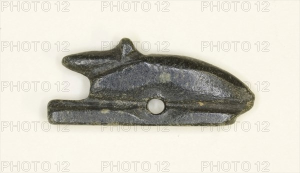 Amulet of an Ichneumon (?), Late Period–Ptolemaic Period (?) (about 7th–1st centuries BC), Egyptian, Egypt, Stone, 1.6 × 1.3 × 1.0 cm (5/8 × 1/2 × 3/8 in.)
