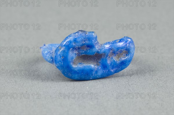 Ring: Hieroglyphs, New Kingdom, Dynasty 18 (about 1350 BC), Egyptian, Egypt, Faience, W. 0.6 cm (1/4 in.), diam. 1.9 cm (3/4 in.)