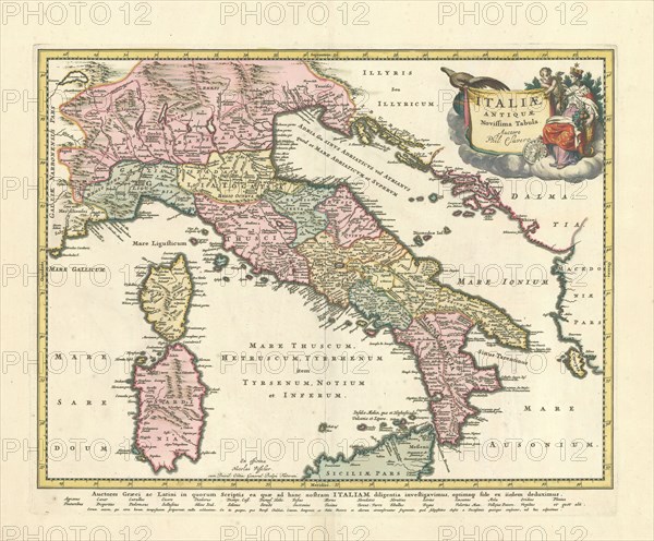 Map, Oldenbvrg comitatvs, Evert Symonszoon Hamersveld (c. 1591/92-), Copperplate print