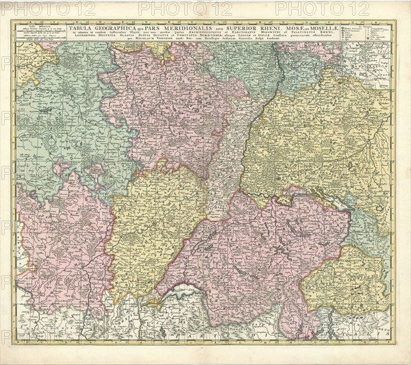 Map, Nicolaes Jansz. Visscher (1618-1679), Copperplate print