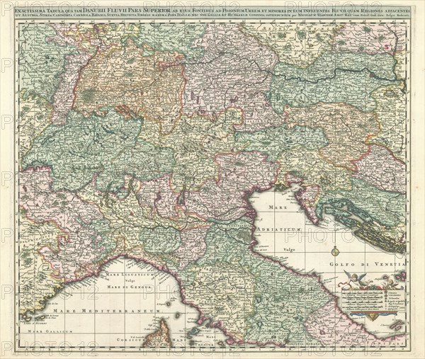 Map, Nicolaes Jansz. Visscher (1618-1679), Copperplate print