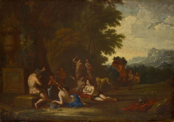 Bacchic Scene, Oil on canvas, 62.5 x 90 cm, Not specified, Cornelis van Poelenburg (Poelenburch), (Art / style of), Utrecht (?) 1594/95–1667 Utrecht