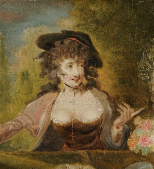 Ursula, around 1789, oil on canvas, 26.3 x 24.8 cm, unsigned, Johann Heinrich Füssli, Zürich 1741–1825 Putney Hill b. London