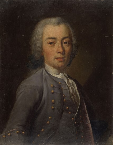 Portrait of a young gentleman, 1747, oil on copper, 23 x 18 cm, signed and dated lower right back: E: Handmann -, Fecit., A °, 1747, Emanuel Handmann, Basel 1718–1781 Bern