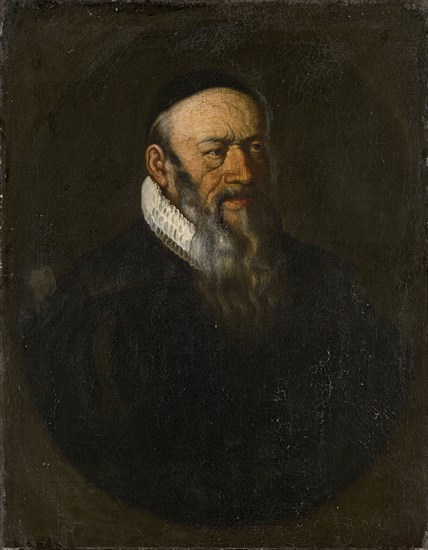 Portrait of a bearded old man with a frill, oil on canvas, 79 x 61.5 cm, unsigned, Andreas II. Bodan II, Mulhouse 1656–1696 Zerbst, Schoss Dornburg oder Bernburg/Anhalt
