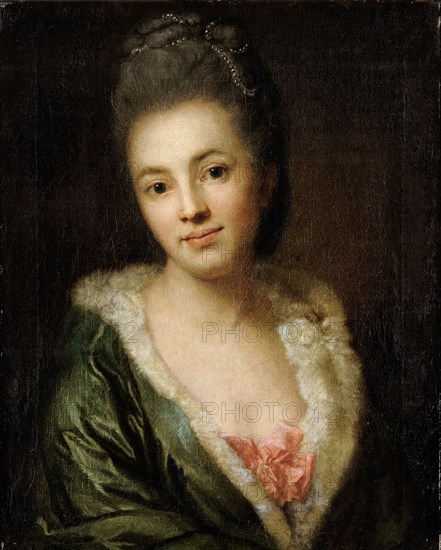 Portrait of Auguste Sulzer, wife of the artist, c. 1771, oil on canvas, 57.6 x 47.4 cm, unsigned, Anton Graff, Winterthur 1736–1813 Dresden