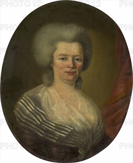 Portrait of Valerie Mieg-Thurneysen, 1786, oil on canvas, 64 x 51.5 cm, signed and dated left above the shoulder: Carl German [n] fc., 1786, Carl Germann, Lichtensteig/St. Gallen 1755–1830 Solothurn