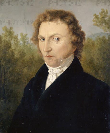 Portrait of the brother-in-law of the artist, dr., Johannes Kissel-Miville, c. 1824, oil on canvas, 60.5 x 51 cm, unsigned, Jakob Christoph Miville, Basel 1786–1836 Basel