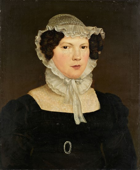 Portrait of the artist's sister-in-law, Rosina Miville-Krug, c. 1824, oil on canvas, 59.5 x 49 cm, unmarked, Jakob Christoph Miville, Basel 1786–1836 Basel