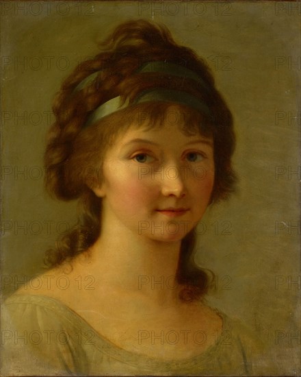 Portrait of a Woman, oil on canvas, 40 x 32.5 cm, unmarked, Marie Louise Élisabeth Vigée-Lebrun, (Kopie nach (?) / copy after (?)), Paris 1755–1842 Louveciennes