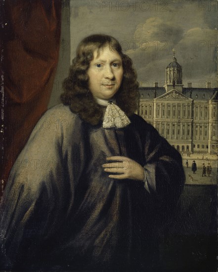 Portrait of Cornelis le Gouche (1638-1681), 1671, oil on canvas, 37.5 x 30 cm, signed and dated lower right on the windowsill: I. L .... huys, An [n] o 1671, Isaack Luttichuys, Austin Friars/London 1616–1673 Amsterdam?