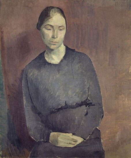 Portrait of a Woman (Frau Isch), around 1915, oil on canvas, 85.5 x 71 cm, unsigned, Franz Marent, Basel 1895–1918 Basel