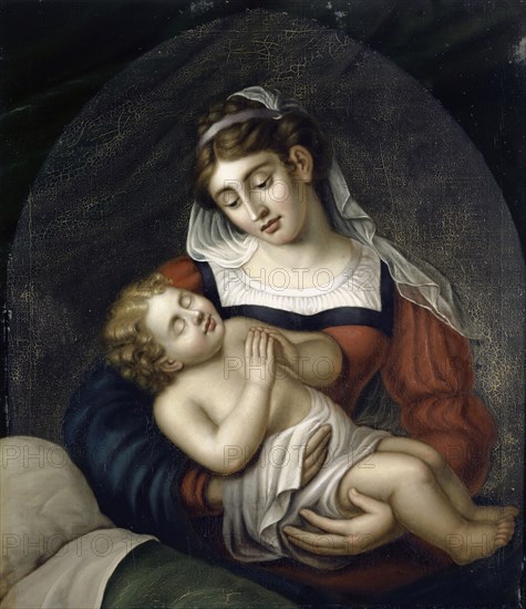 Madonna and Child, 1817, oil on canvas, 86 x 75 cm, not specified, Emilie Linder, Basel 1797–1867 München