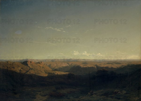 Southern Mountain Landscape, 1845-1850, oil on canvas, 62.4 x 85.9 cm, unsigned, Alexandre Calame, Vevey 1810–1864 Menton