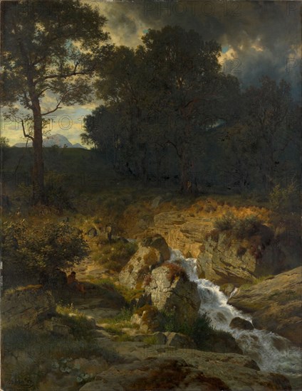 Ramsau bei Berchtesgaden, 1879, oil on canvas, 127 x 98 cm, signed and dated lower left: J. G. Steffan pt. 1879., Munich, Johann Gottfried Steffan, Wädenswil 1815–1905 München