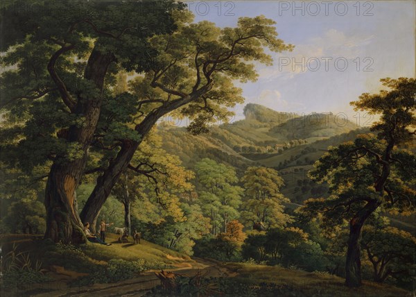 Neu-Schauenburg near Pratteln, 1813, oil on canvas, 67 x 93.5 cm, signed and dated lower left: P.Birmann f., 1813th, Peter Birmann, Basel 1758–1844 Basel