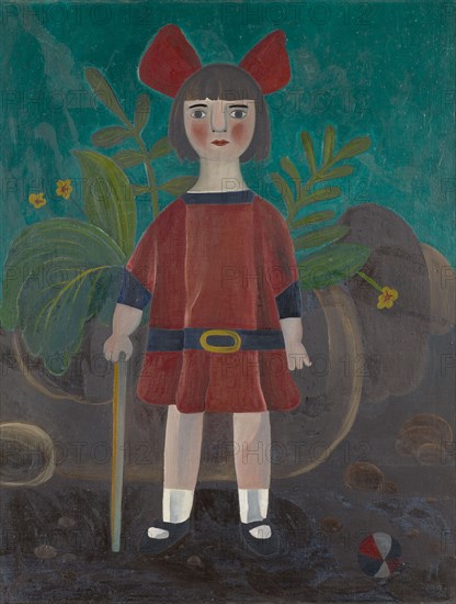 Yvonne, 1921, oil on canvas, 120 x 91 cm, monogrammed and dated lower right: FB1921, Fritz Baumann, Basel 1886–1942 Basel