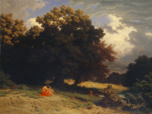 The Prodigal Son, 1867, oil on canvas, 120 x 158 cm, signed lower left: R. Zünd., Robert Zünd, Luzern 1827–1909 Luzern
