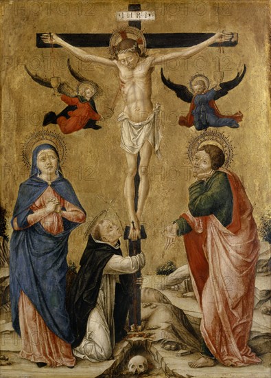 The Crucifixion of Christ, c. 1465/70, tempera on poplar wood (?), 54 x 39.1 cm, unsigned, Bartolomeo Vivarini, Murano (?) um 1440 – nach 1500