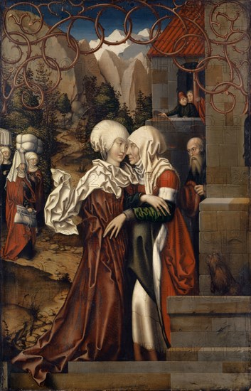 The Visitation, 1512, tempera on paneled softwood, 87 x 56 cm, unmarked, Hans Fries, Freiburg i. Ü. um 1460 – nach 1523 Bern