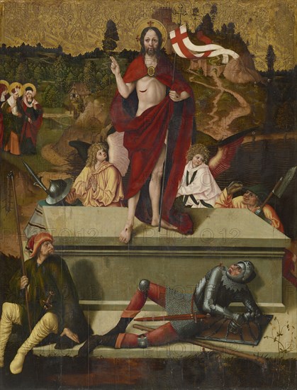 The Resurrection of Christ, c. 1500/10, Mixed media on fir wood, 107 x 82 cm, Unmarked, Meister DS (Daniel Schwegler?), (?), tätig 1503–1515 in Basel