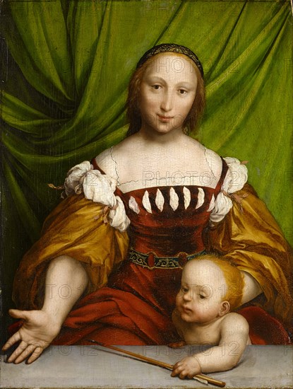 Venus with the Amor boy, c. 1526/28, oil on lime wood, 34.5 x 26 cm, unmarked, Venus-Maler (Werkstattmitarbeiter bei Hans Holbein d. J.), tätig in Basel um 1525