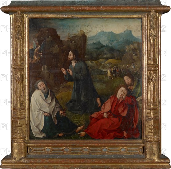 Christ on the Mount of Olives, 1st quarter of the 16th century, oil on oak, 53.5 x 49.5 cm, unsigned, Bernart van Orley, Brüssel um 1488–1541 Brüssel