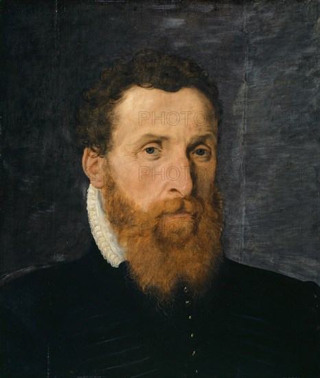 Portrait of Elector Brandenburg personal physician Leonard Thurneysser Thurn of Basel, 1569 (?), Oil on oak wood, 45 x 38 cm, unmarked, Frans Floris de Vriendt I., Antwerpen 1519/20–1570 Antwerpen