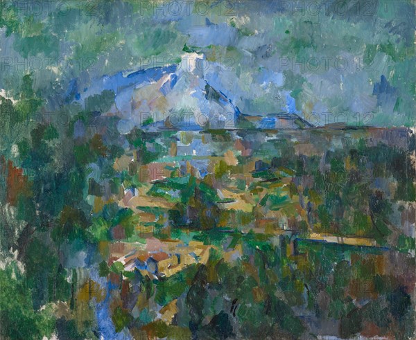 Le Mont Sainte-Victoire vu des Lauves, 1904/1906, oil on canvas, 59.9 x 72.2 cm, unmarked, Paul Cézanne, Aix-en-Provence 1839–1906 Aix-en-Provence