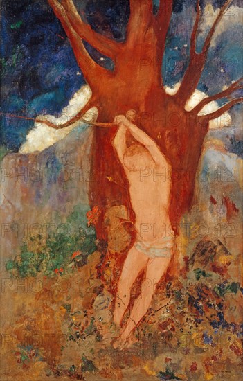 Saint Sébastien, 1910, oil on canvas, 92.3 x 59.3 cm, signed lower right: ODILON REDON, Odilon Redon, Bordeaux 1840–1916 Paris
