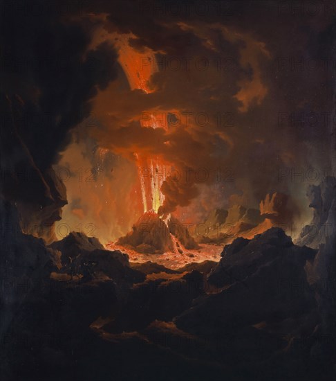Vesuvius eruption, c. 1796, oil on canvas, 137.1 x 120.5 cm, signed lower right: M. WuTKy., Michael Wutky, Krems 1739–1823 Wien