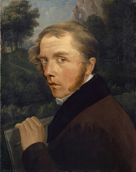 Self-portrait, 1821, oil on canvas, 41.5 x 33 cm, unmarked, Jakob Christoph Miville, Basel 1786–1836 Basel