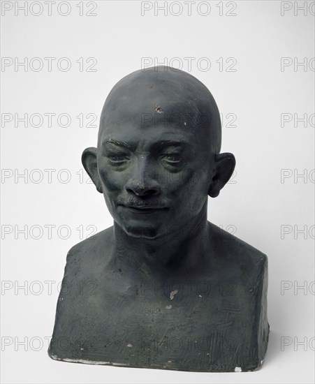 Portrait of Olaf Gulbransson, c. 1903-1905, plaster, 41 x 30.6 x 26 cm, signed on the left side of the shoulder: A HEER., August Heer, Basel 1867–1922 Arlesheim/Baselland