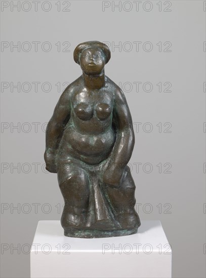 Female Figure, 1918, bronze, 37 x 19 x 16 cm, unsigned, Carl Burckhardt, Lindau/Zürich 1878–1923 Ligornetto/Tessin