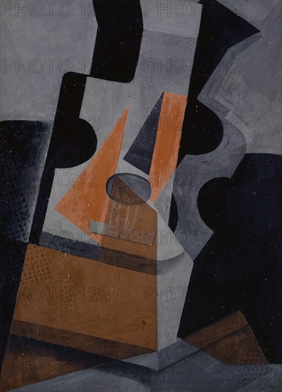 La guitare, 1916 (August), oil on canvas, 73 x 54 cm, signed and dated lower right: Juan Gris, 8-16, Juan Gris, Madrid 1887–1927 Boulogne-sur-Seine/Hauts-de-Seine