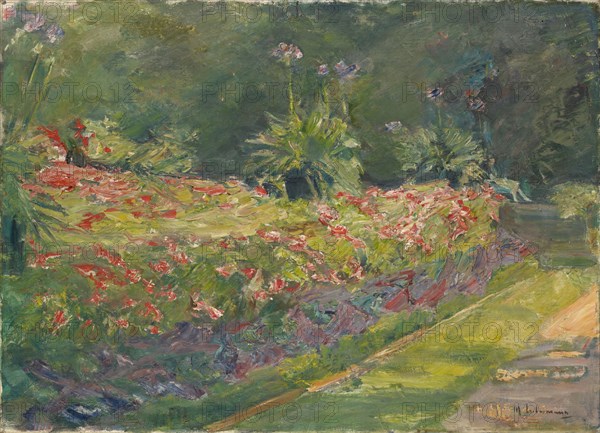 The Garden at the Wannsee in Berlin, 1928, oil on canvas, 54.5 x 75 cm, signed lower right: M Liebermann, Max Liebermann, Berlin 1847–1935 Berlin