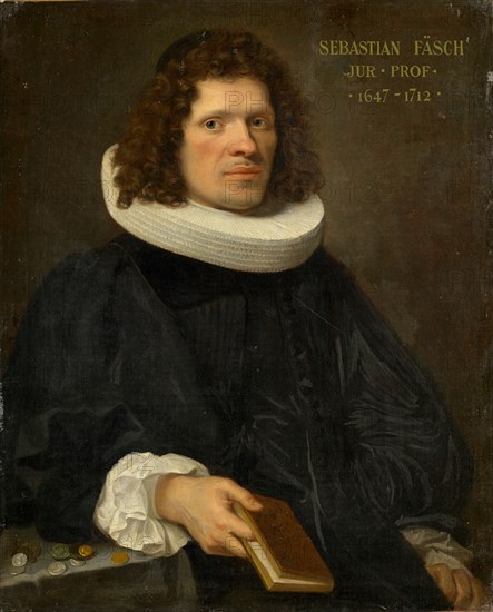 Portrait of Professor Sebastian Faesch (1647-1712), around 1687, oil on canvas, 83.5 x 68 cm, unmarked, Johann Rudolf Huber d. Ä., Basel 1668–1748 Basel