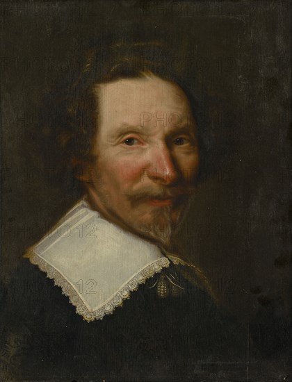 Portrait of a man, oil on oak, 48 x 37.5 cm, unsigned, Abraham de Vries, Rotterdam um 1590–1650/62 Den Haag