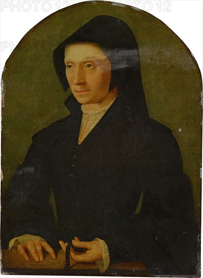 Portrait of a Woman, 1st quarter of the 16th century, oil on oak, 48 x 35 cm, unmarked, Niederländischer Meister, 16. Jh., (?), Kölner Meister, 16. Jh., (alternative Zuschreibung / alternative attribution)