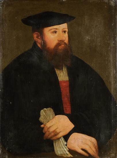 Portrait of a Bearded Man, c. 1560, oil on panel, 31 x 22 cm, unsigned, Schweizerischer Meister, 16. Jh.