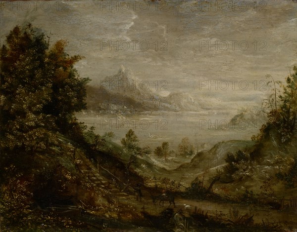 Seascape, oil on pearwood, 17 x 21.8 cm, Not specified, Matthäus Merian d. Ä., (?), Basel 1593–1650 Bad Schwalbach